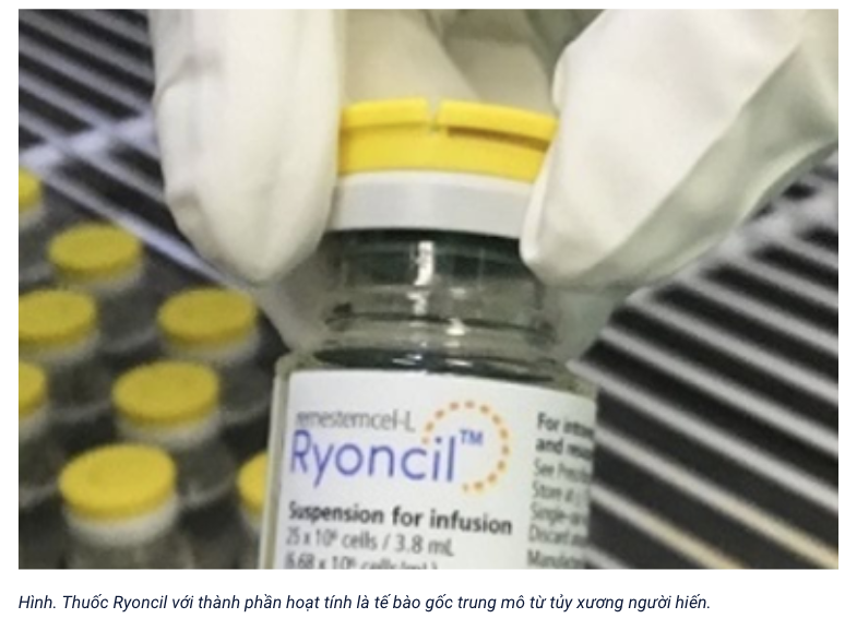 Ryoncil – thuốc tế bào gốc trung mô đầu tiên được FDA Mĩ cấp phép